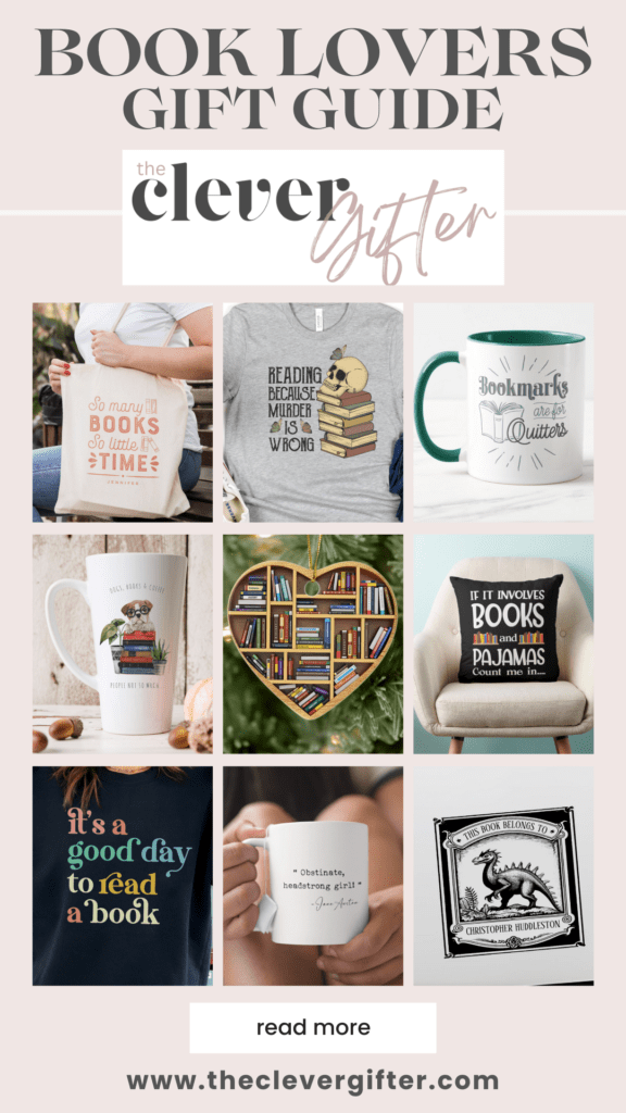 Book Lovers Gift Guide Pinterest Pin