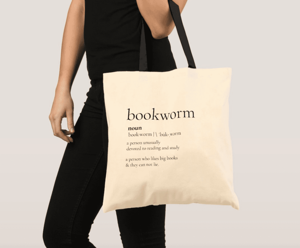 Bookworm Definition Tote Bag