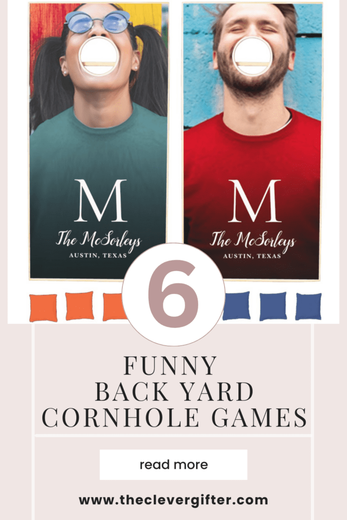 6 Funny Back Yard Cornhole Games Pinterest Pin