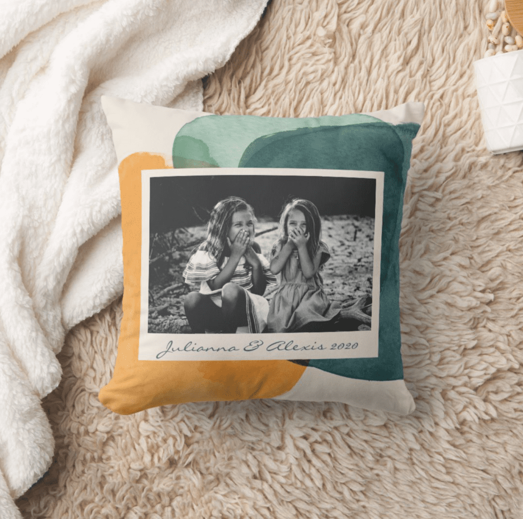 Personalized Kids Photo Pillow for Mom